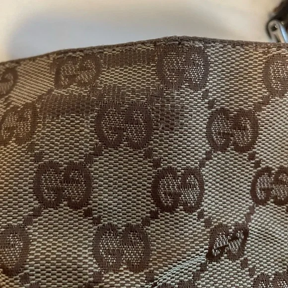 Gucci Brown GG Monogram Shoulder Bag - Picture 6 of 15